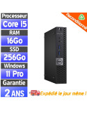 Mini PC Dell OptiPlex 7040 Reconditionné – Core i5 – 16Go RAM – SSD 256Go