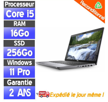 Dell Latitude 5410 Reconditionné – i5-10310U – 16Go RAM – SSD 256Go – Ordinateur Occasion Pas Cher