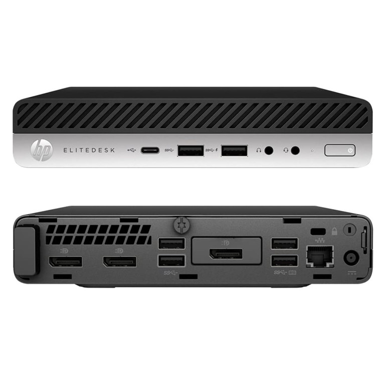 HP EliteDesk 705 G4 Mini – HP Mini PC Windows 11 – AMD A10-9700E – 8Go RAM – 256Go SSD