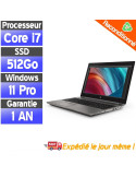 HP ZBook 15 G6 - Core i7-9850H - SSD 512 Go - Ram 64Go - Stockage 500Go HDD
