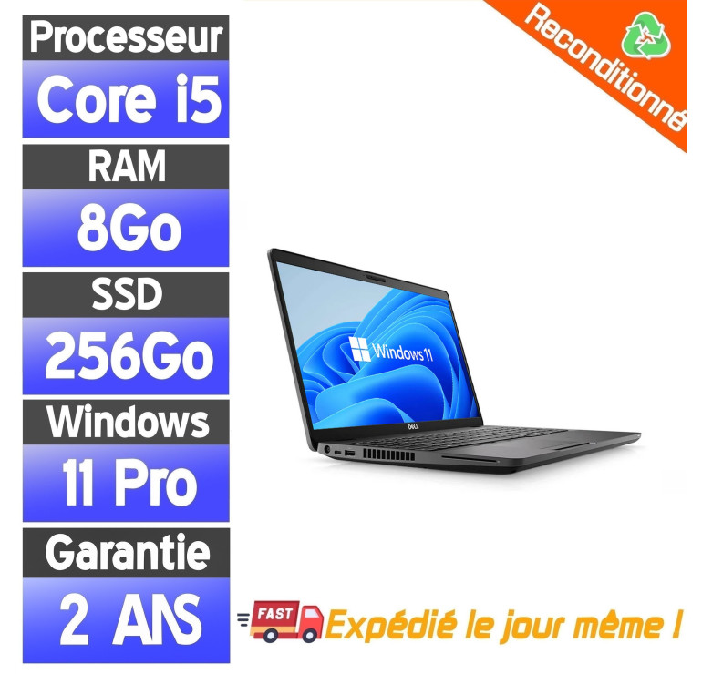 Dell Latitude 5490 Reconditionné Pas Cher: Qualité Pro à Prix Réduit