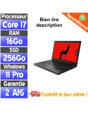 Lenovo ThinkPad T480 i7 – 16Go RAM – SSD 256Go – PC Portable Reconditionné Pas Cher