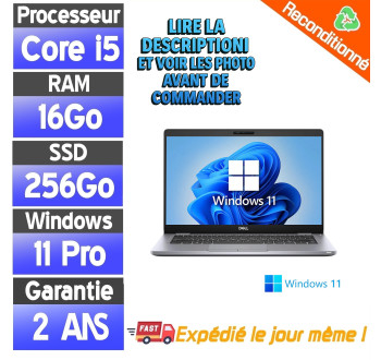 PC Portable Reconditionné  Dell Latitude 5410 i5 10ᵉ Génération