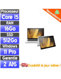 HP EliteBook x360 1030 G3 i5 8ᵉ Génération – 16Go RAM – SSD 256Go – Écran Tactile Convertible