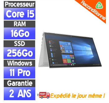 HP EliteBook x360 1040 G7 – i5 10ᵉ Génération – 16Go RAM – SSD 256 Go – PC Portable Tactile Convertible