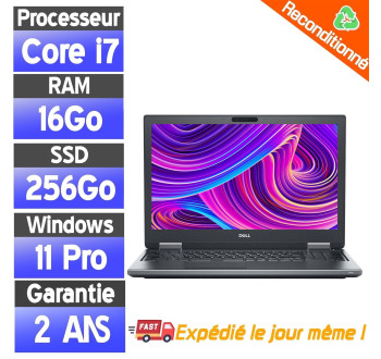 Dell Precision 7520 reconditionné | Ordinateur portable pas cher