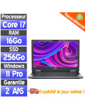 Dell Precision 7520 15,6" | i7-6820HQ 2.70GHz |16 Go Ram - 256 Go SSD