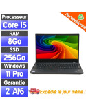 Lenovo ThinkPad T570 - Core i5-6300U - 256 Go Ram 8Go - Win11