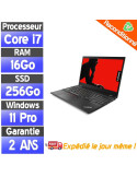 Lenovo ThinkPad T580 - Core i7-8550U - 256 Go Ram 16Go - Win11