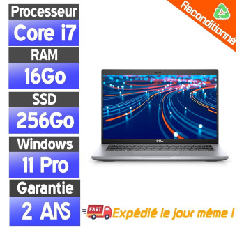 Dell Latitude 5420 Reconditionné | Core i7 11ᵉ Gén | 16Go RAM | SSD 256Go | Windows 11 Pro