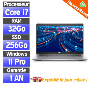 Dell Latitude 5420 i7 11ᵉ Gen – 32Go RAM – 256Go SSD – PC Portable Reconditionné