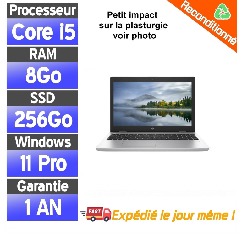🔥 PC Portable HP ProBook 650 G5 Reconditionné | Pas cher