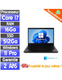 Lenovo ThinkPad T14 Gen 1 i7-10510U – 16Go RAM – 512Go SSD – PC Portable Reconditionné Professionnel