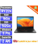 Lenovo ThinkPad T14S Gen 2 - AMD Ryzen 7 Pro 5850U - SSD 512 Go - Ram 16Go Azerty
