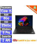 Lenovo ThinkPad E480  - Core i5-8250U - SSD 256Go  - Ram 8Go