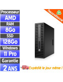 HP EliteDesk 705 G3 SFF – PC fixe reconditionné pas cher – AMD A10 – 8Go RAM – SSD 128Go
