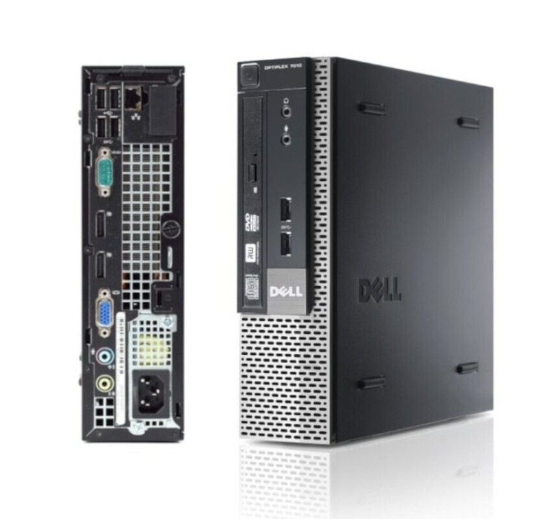 Dell OptiPlex 7010 USFF – PC de bureau reconditionné – Core i3-3240 – 8Go RAM – SSD 128Go – Windows 11 Pro