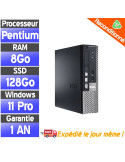 Dell OptiPlex 7010 USFF - Pentium G2120 - SSD 128Go - Ram 8Go