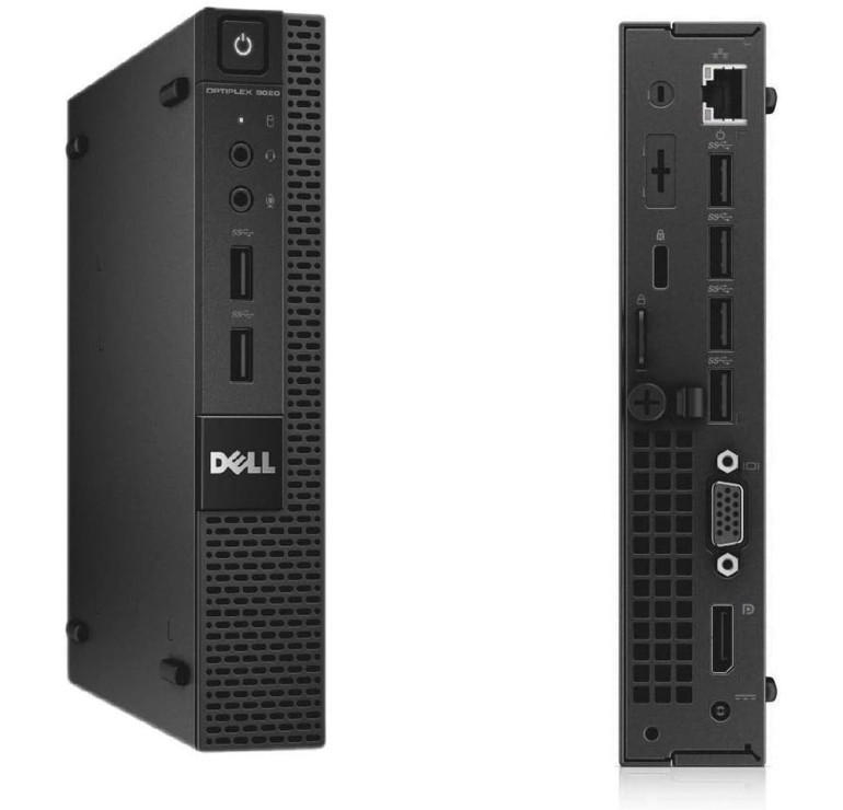 Dell OptiPlex 9020 Micro – Pack PC complet reconditionné – i3-4150T – 8Go RAM – SSD 256Go – Windows 11 Pro – Écran 19 ou 22 pouc