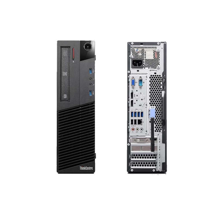 Pack complet Lenovo ThinkCentre M82 SFF – i5-3470 – 8Go RAM – SSD 256Go – Windows 11 Pro – Écran 19" ou 22" – Reconditionné