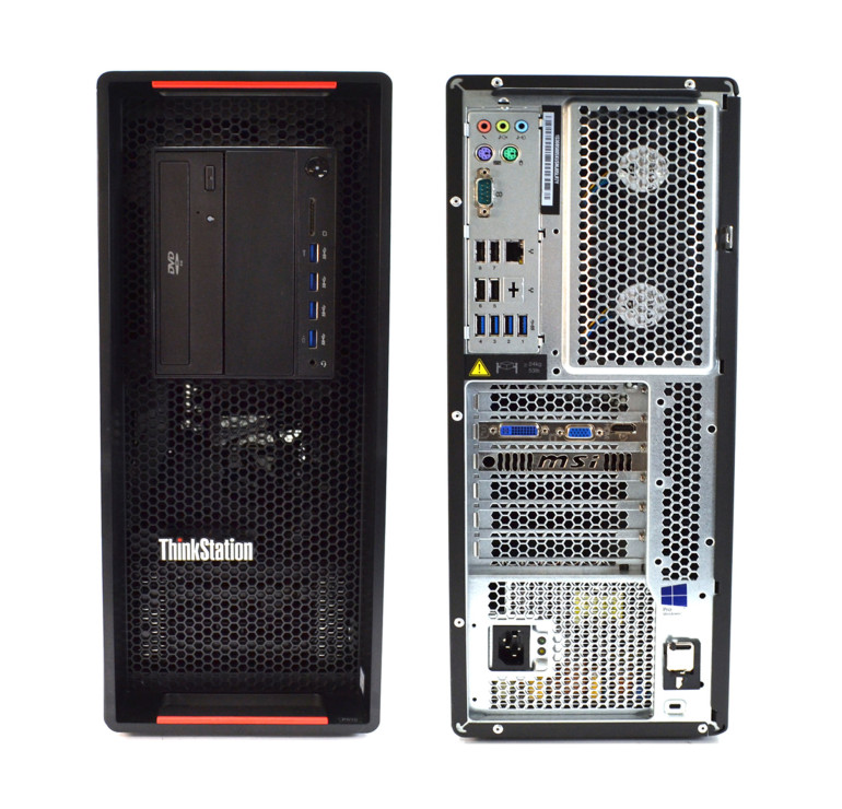 Lenovo ThinkStation P500 – Workstation reconditionnée – Xeon E5-1620 v3 – 32Go RAM – SSD 512Go + 2To – Windows 11 Pro