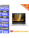 HP EliteBook 745 G6 14" – Ryzen 3 PRO 2300U – 16Go RAM – SSD 256Go – PC Portable Professionnel Reconditionné