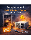 Remplacement bloc d'alimentation standard