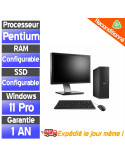 Pack PC Dell OptiPlex 3050 SFF + Écran 22" — PC reconditionné configurable SSD RAM Windows 11 Pro