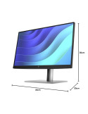 Écran HP E22 G5 21,5" Full HD IPS — Sans pied