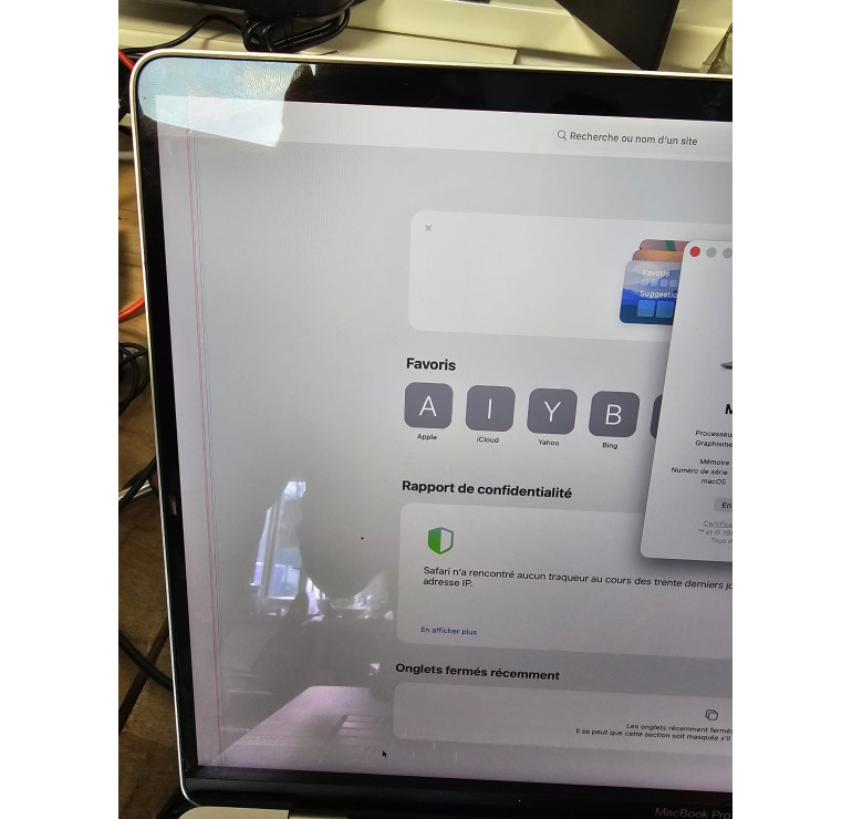 MacBook Pro 16" 2019 A2141 i7 16Go 512Go SSD AZERTY — Reconditionné