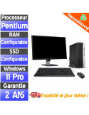 HP ProDesk 600 G3 SFF + Écran 22″ Full HD — PC Complet Reconditionné SSD Windows 11