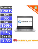 HP EliteBook 840 G3 - Core i5-6400U - SSD 256Go - Ram 8Go - Win11