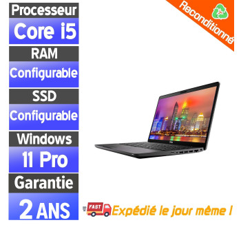Dell Latitude 5500 i5-8365U 8Go 256Go SSD Full HD W11 Pro AZERTY