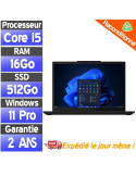 Lenovo X13 Gen 5 - Core Ultra 5  135U @ 1,6 GHz - 16Go Ram - 512Go SSD