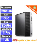 HP ProDesk 400 G4 SFF - Pentium G4400 3.30 Ghz - SSD 256Go - Ram 8Go