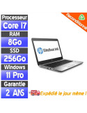 HP EliteBook 840 G3 - Core i7-6500U - SSD 256Go - Ram 8Go - Win11 - Tactile
