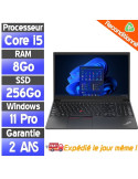 Lenovo ThinkPad E15 15.6" i5-10210U 8Go RAM 256Go SSD Windows 11 Pro