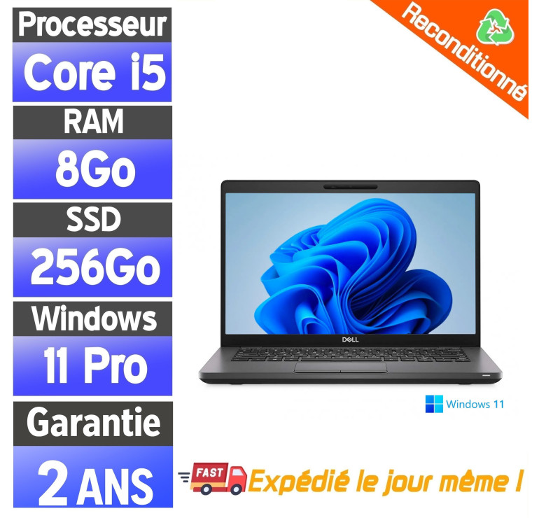Dell Latitude 5400 i5 8ème Génération - PC Pas Cher Portable