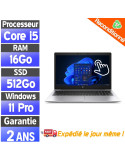 HP Elitebook 850 G6 - TouchScreen - Core i5 8e Génération  - SSD 512Go - Ram 16 Go