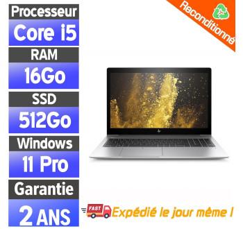 HP EliteBook 850 G6 i5 8e Gen 16Go 512Go