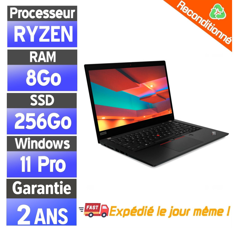 Ordinateur Portable Lenovo ThinkPad X390 Reconditionné i5