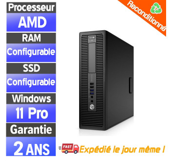 HP 705 G3 Reconditionné – PC Fixe AMD Pro Pas Cher