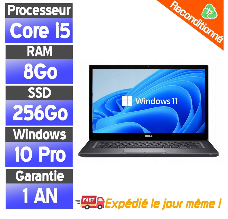 Pc Pas Cher Portable - Dell Latitude 7480 Reconditionné Pas Cher