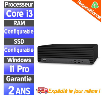 HP EliteDesk 800 G6 SFF – i3 10e Gen - PC fixe Reconditionné