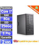 HP EliteDesk 800 G1 TWR - Intel Core i7-4770 - SSD 256Go - Ram 8Go