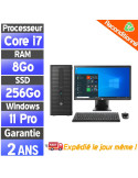 EliteDesk 800 G1 TWR - Intel Core i7-4770 - SSD 256Go - Ram 8Go - 22"