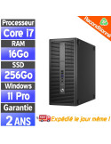 HP EliteDesk 800 G2 TWR reconditionné – i7, SSD 256 Go, 16 Go RAM