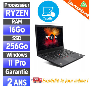 Lenovo ThinkPad T495 – PC portable reconditionné Ryzen 5
