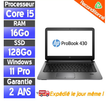 HP ProBook 430 G2 reconditionné – PC portable i5 pas cher – SSD 128Go – 8Go RAM | PCDiscounts