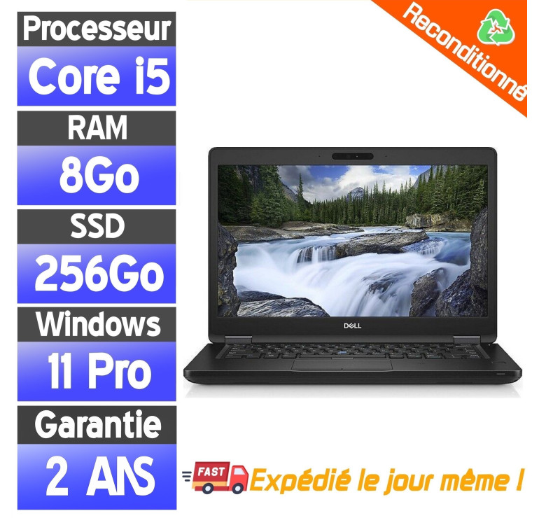 Dell Latitude 5490 – Ordinateur Portable Occasion Reconditionné i5 7e génération | PCDiscounts
